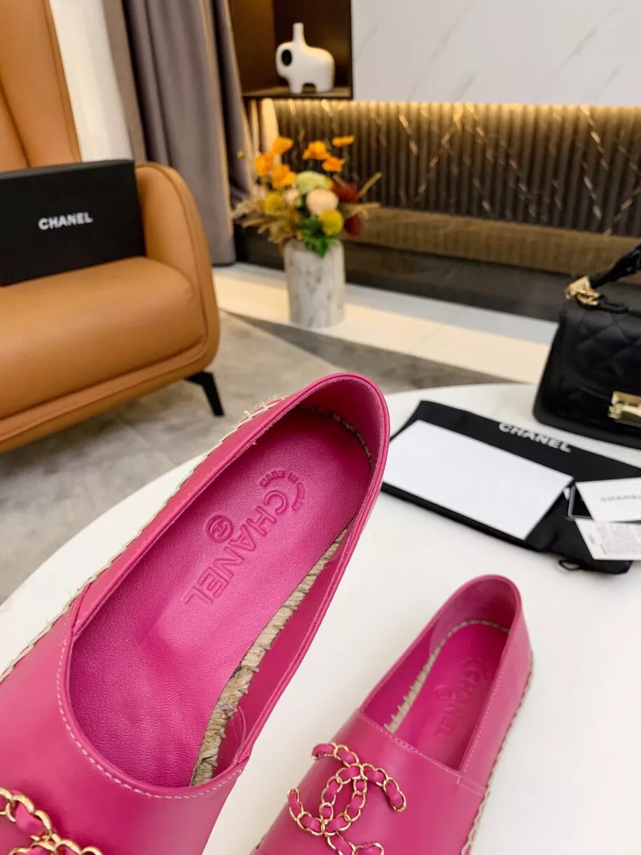 chanel flat chaussures pour femme s_12761b13